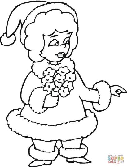 Santa Claus Colouring Pages part 2